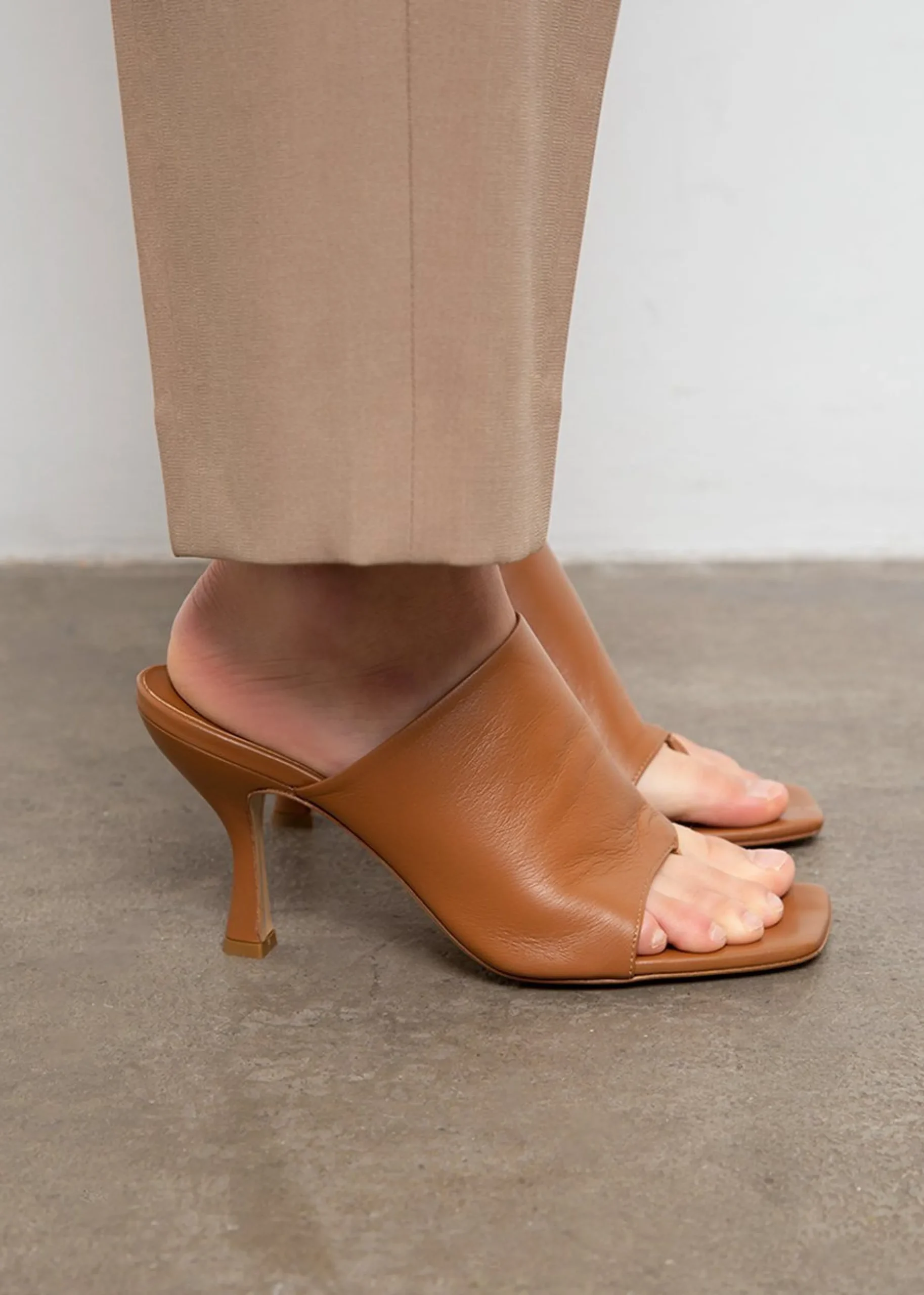 Gia X Pernille Teisbaek Leather Mule Sandal