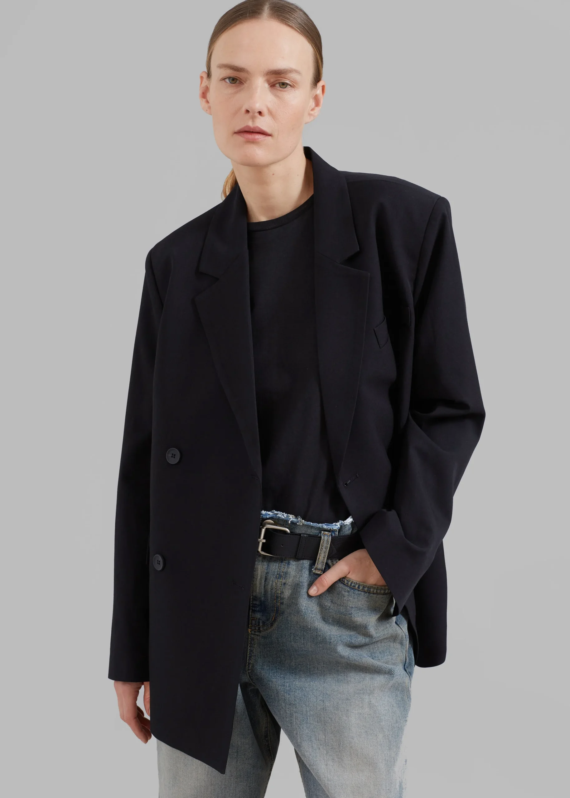 Girona Open Back Blazer