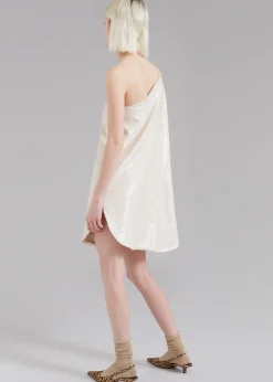 Gloria Sequins One Shoulder Dress