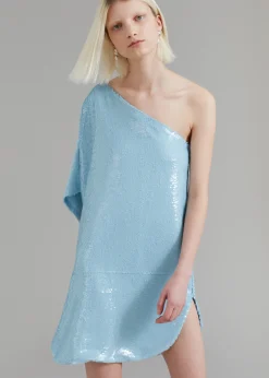 Gloria Sequins One Shoulder Dress