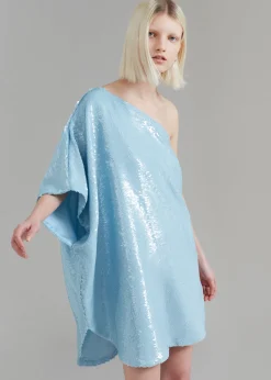 Gloria Sequins One Shoulder Dress