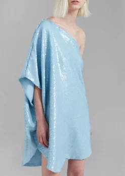Gloria Sequins One Shoulder Dress
