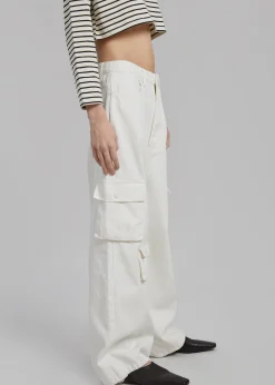 Hailey Denim Oversized Cargo Pants