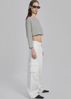 Hailey Denim Oversized Cargo Pants
