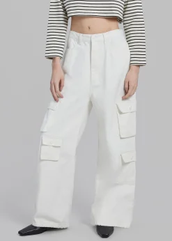 Hailey Denim Oversized Cargo Pants