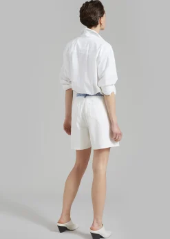 Hayla Contrast Denim Shorts