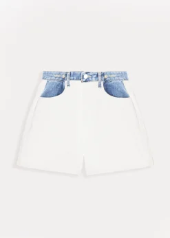 Hayla Contrast Denim Shorts