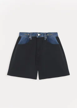 Hayla Contrast Denim Shorts