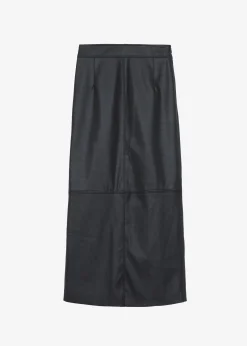 Heather Leather Pencil Skirt