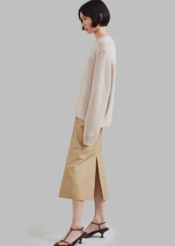 Heather Leather Pencil Skirt