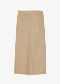 Heather Leather Pencil Skirt