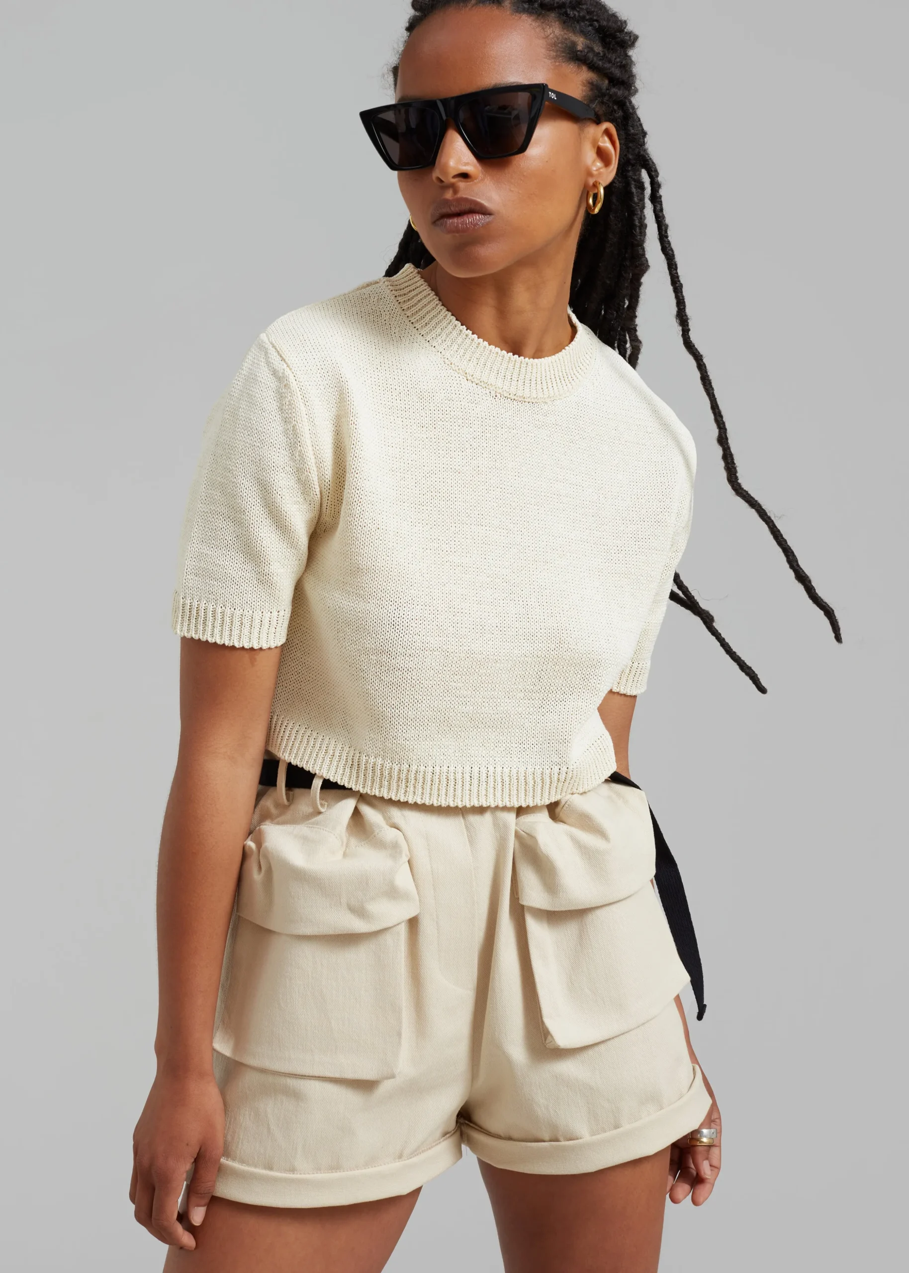 Holly Cropped Knit Top