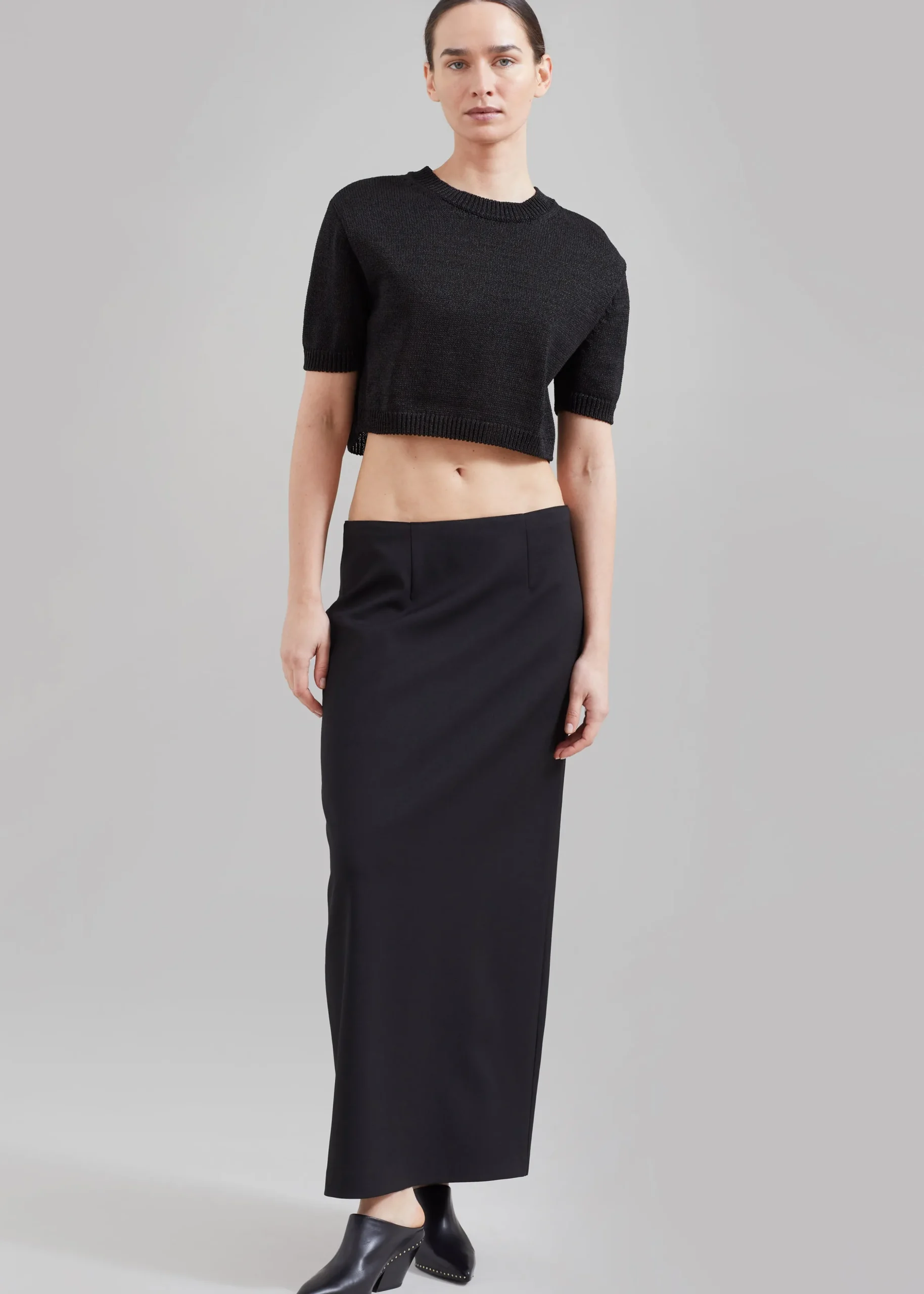 Holly Cropped Knit Top