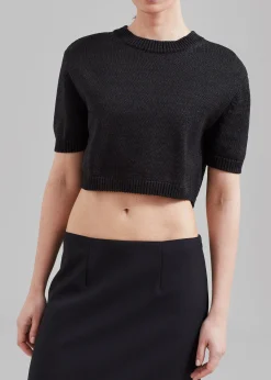 Holly Cropped Knit Top