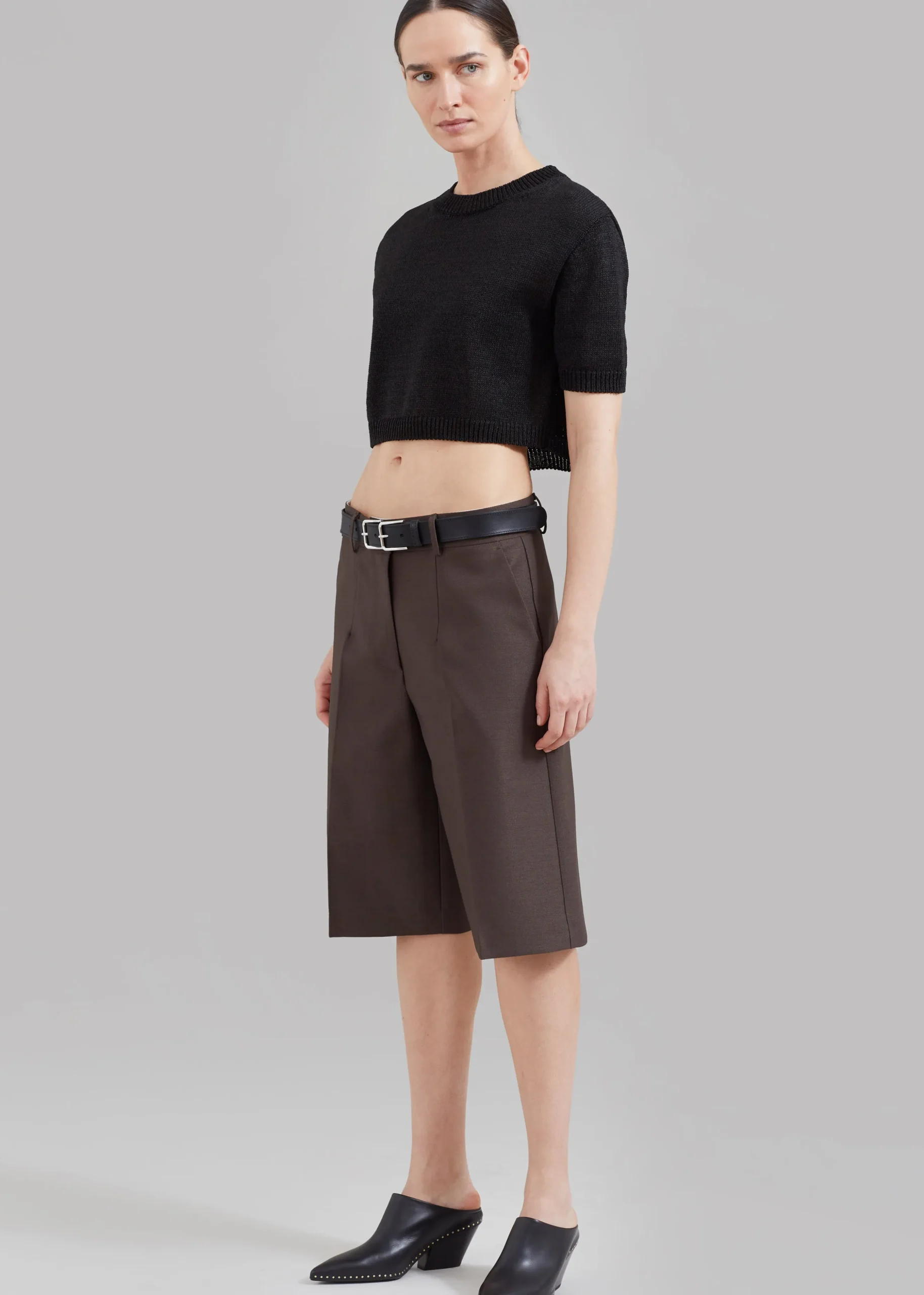 Holly Cropped Knit Top
