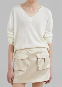 Hudson Satin Cargo Skirt