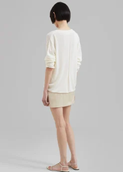 Hudson Satin Cargo Skirt