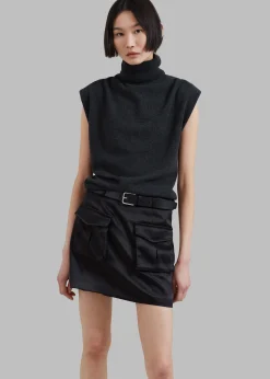 Hudson Satin Cargo Skirt