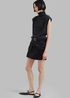 Hudson Satin Cargo Skirt
