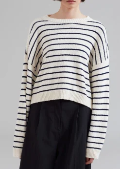 Iona Boatneck Cream Sweater