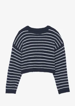 Iona Boatneck Navy Sweater