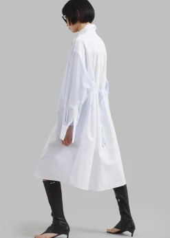 Ivy Contrast Cuff Shirt Dress