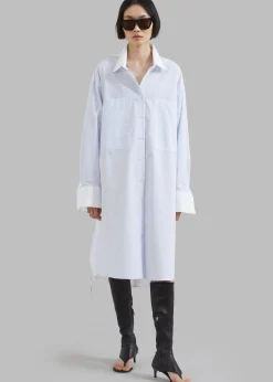 Ivy Contrast Cuff Shirt Dress