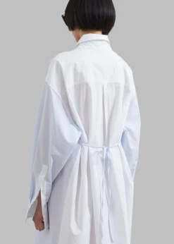 Ivy Contrast Cuff Shirt Dress