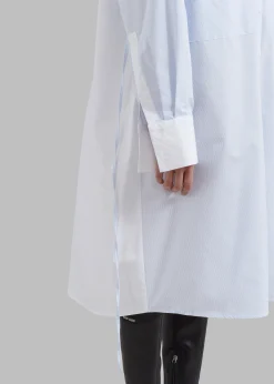 Ivy Contrast Cuff Shirt Dress