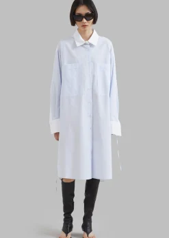 Ivy Contrast Cuff Shirt Dress