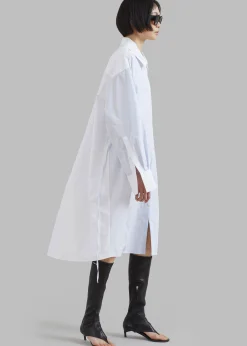Ivy Contrast Cuff Shirt Dress