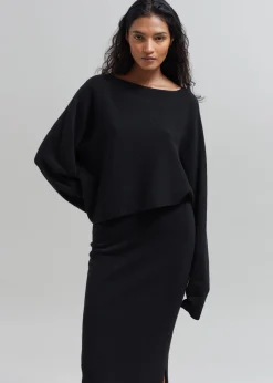 Jainy Asymmetric Knit Top