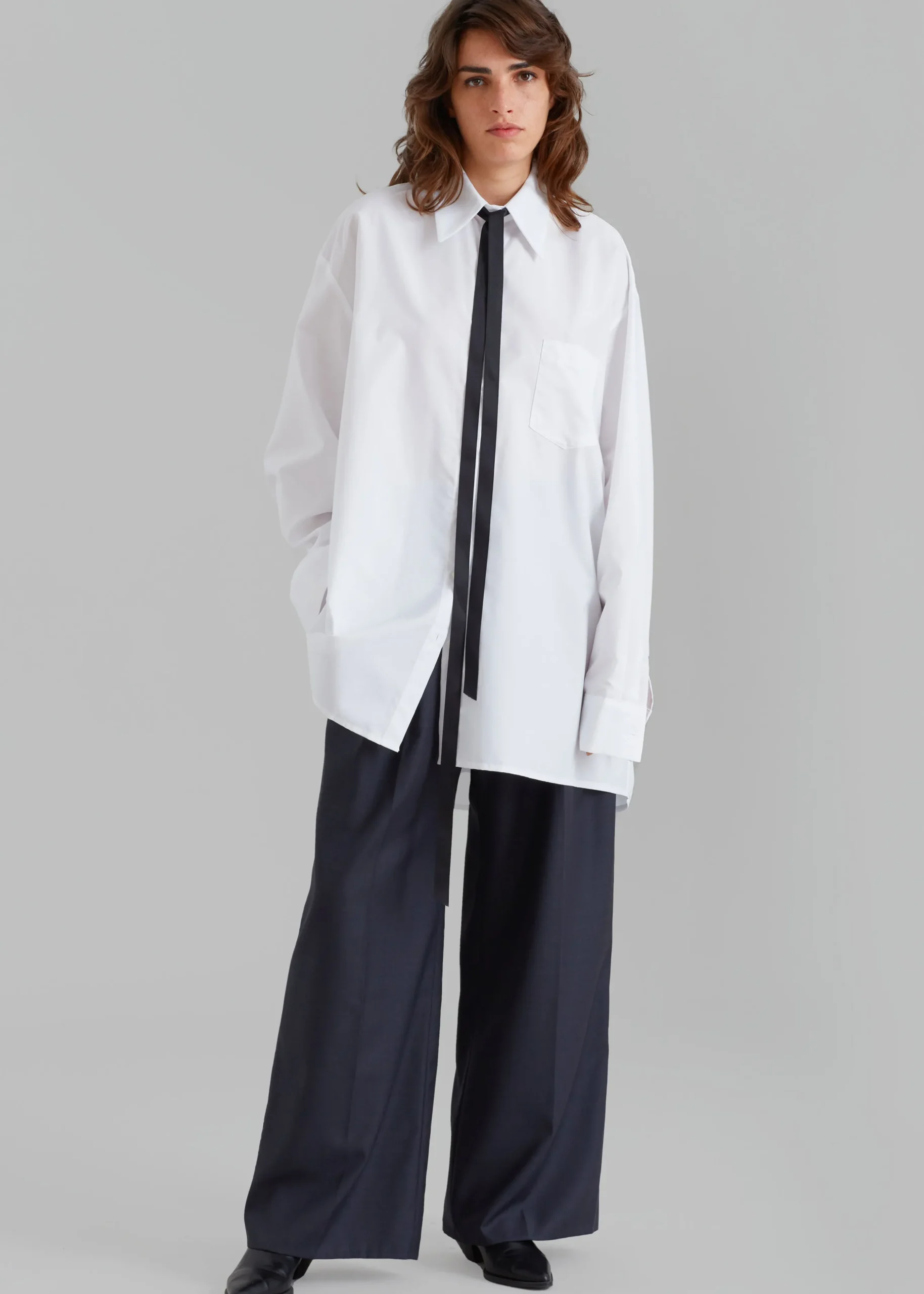 Jany Tie-Neck Shirt