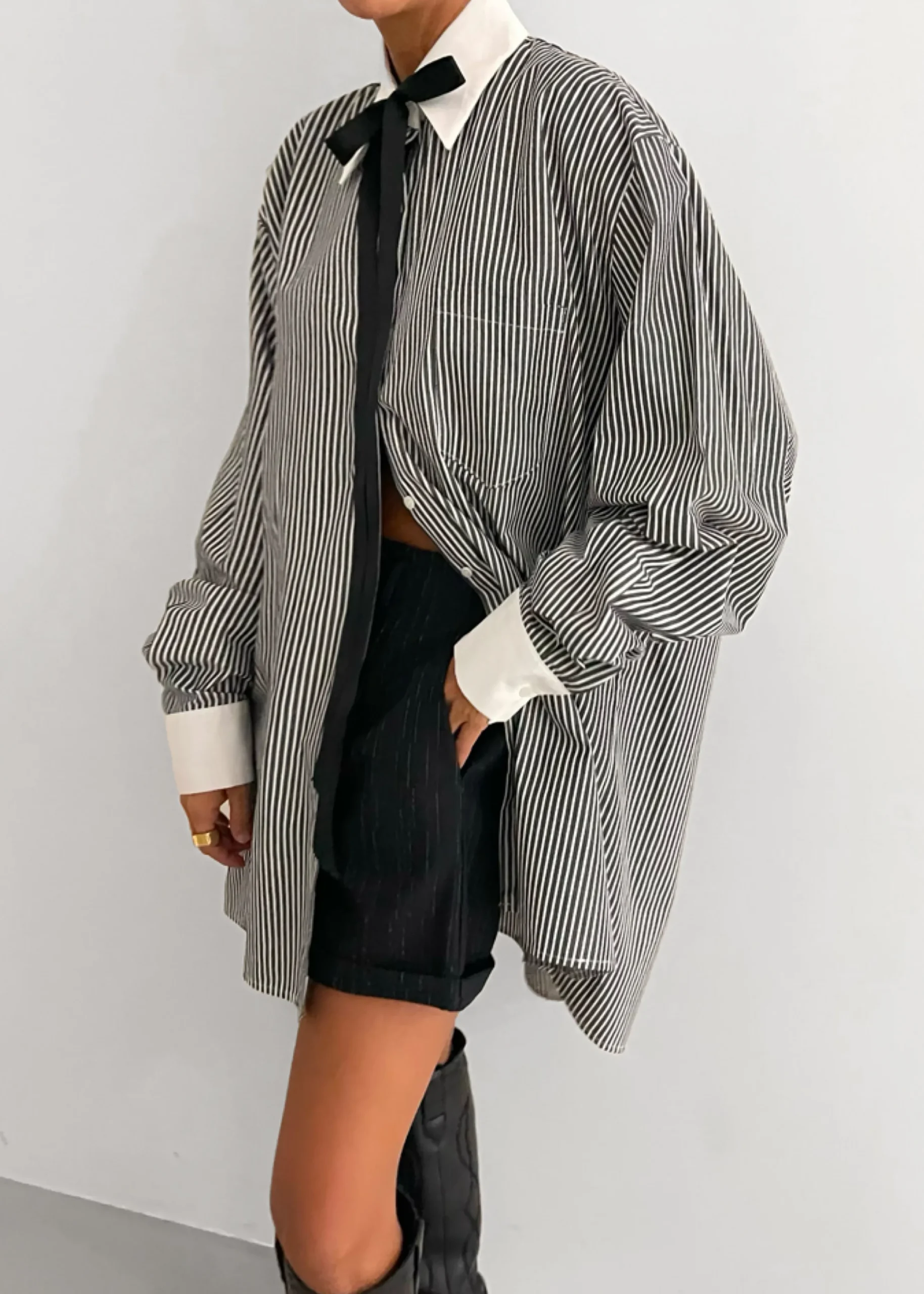 Jany Tie-Neck Shirt