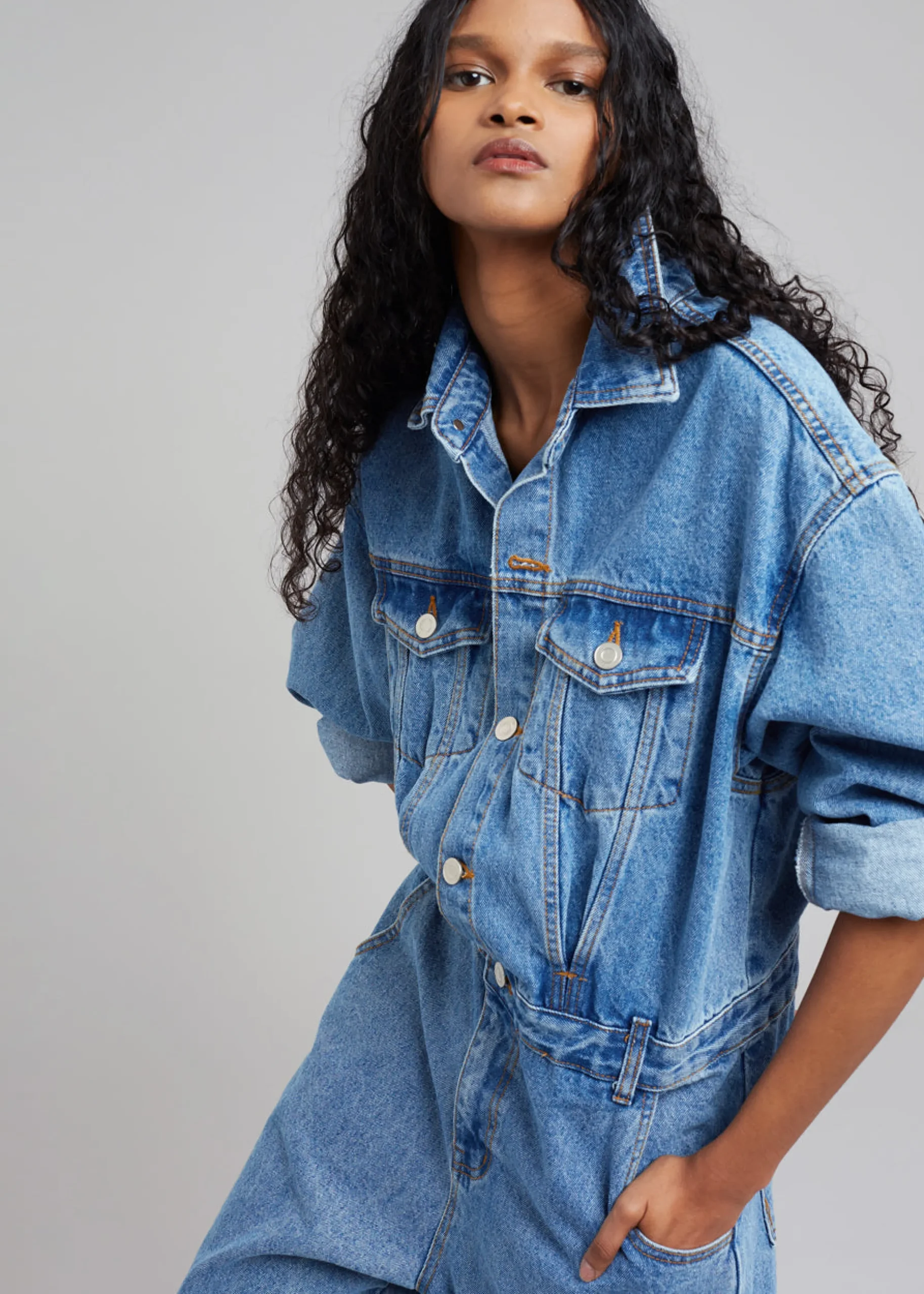 Jas Denim Jumpsuit