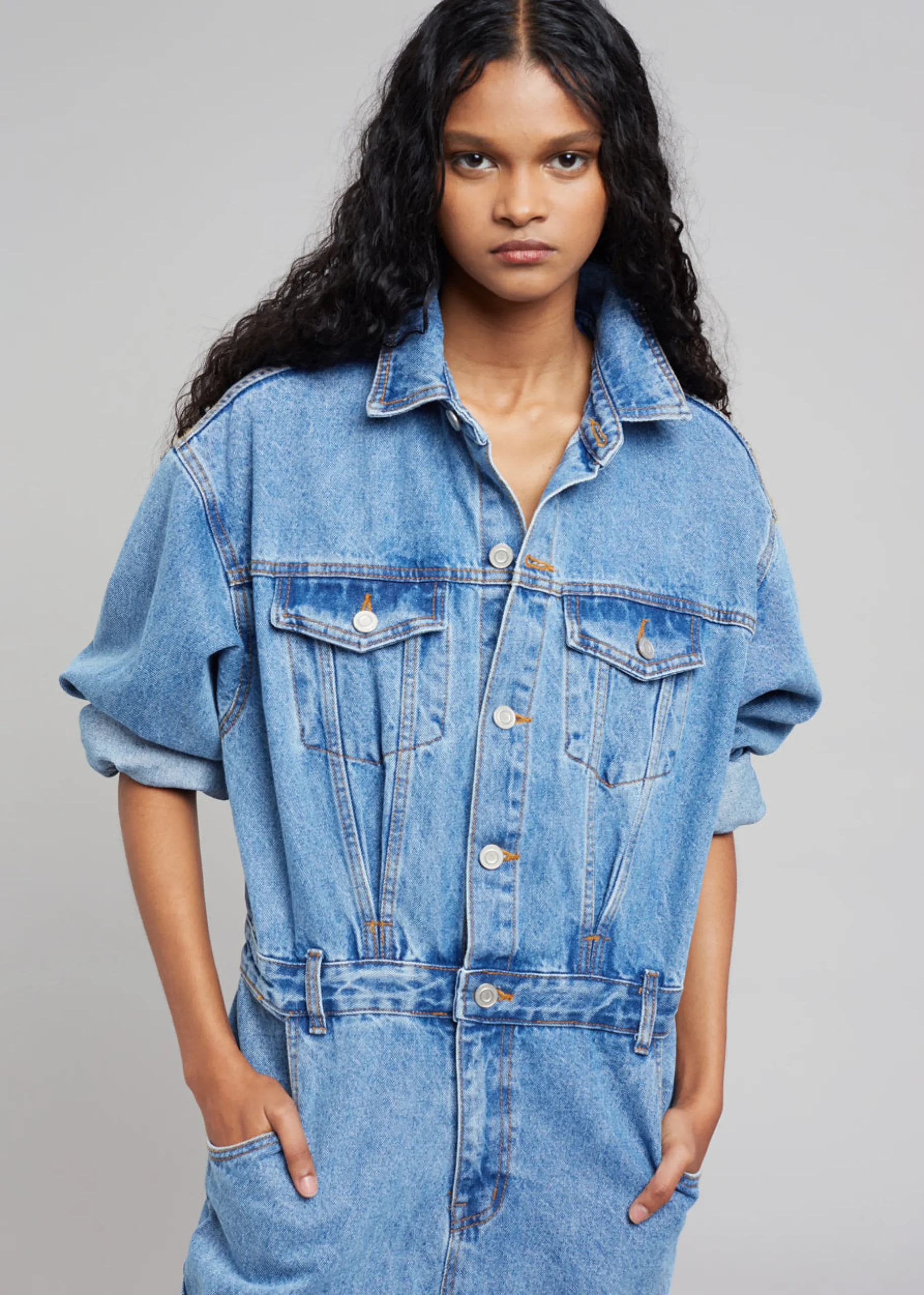 Jas Denim Jumpsuit