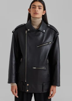 Jax Leather Biker Jacket