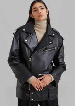 Jax Leather Biker Jacket