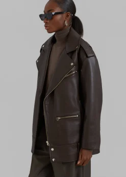Jax Leather Biker Jacket