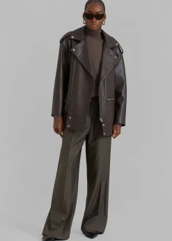 Jax Leather Biker Jacket