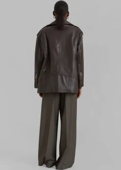 Jax Leather Biker Jacket