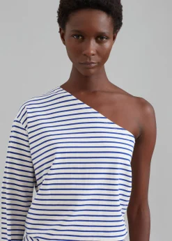 Jean One Shoulder Top