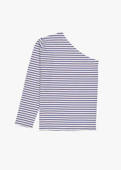Jean One Shoulder Top