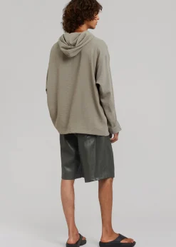 Jonas Faux Leather Shorts