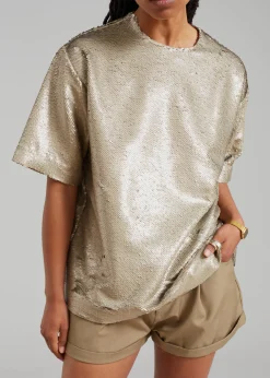 Jones Boxy Sequins Tee