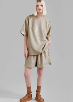 Jones Boxy Sequins Tee