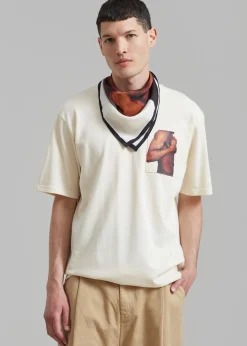 Jw Anderson Bicep Stud Chest Pocket T-Shirt