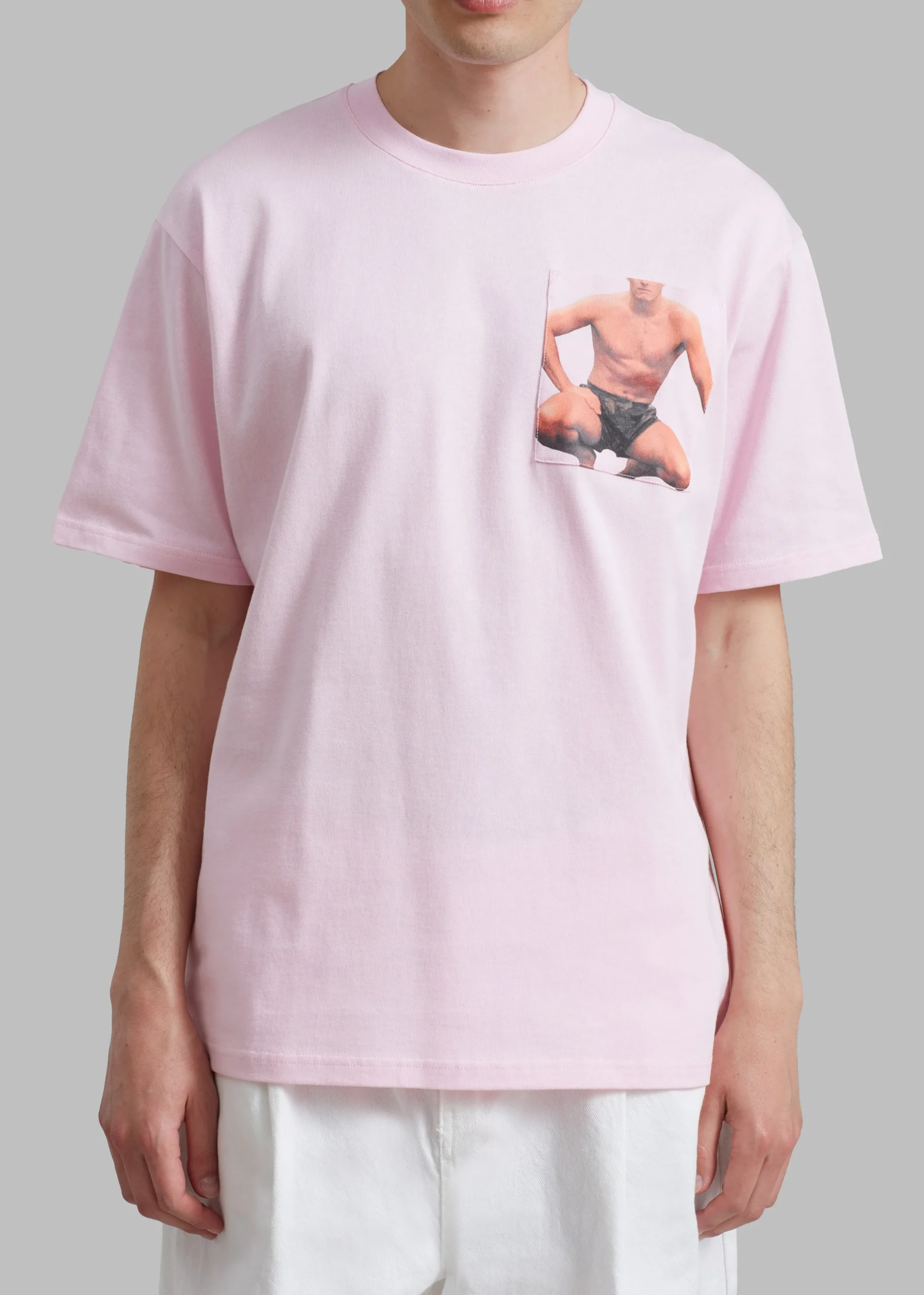 Jw Anderson Crouching Stud Chest Pocket T-Shirt