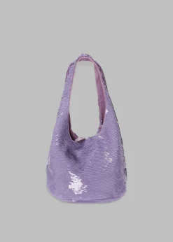 Jw Anderson Mini Sequin Shopper Top Handle Bag