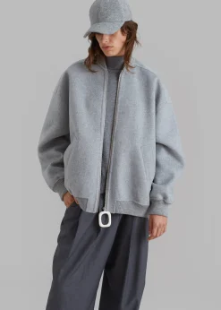 Jw Anderson Oversized Wool Bomber Jacket